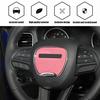 Pink Steering Wheel Center Decor Cover Trim for Dodge Challenger Charger 2015+