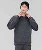 CHASECULT Men'S Sleeve Pocket Fleece Sweatshirt - Charcoal