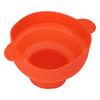 Red Silicone Microwave Popcorn Bucket with Handle Lid Safe Collapsible Popcorn Maker Bowl