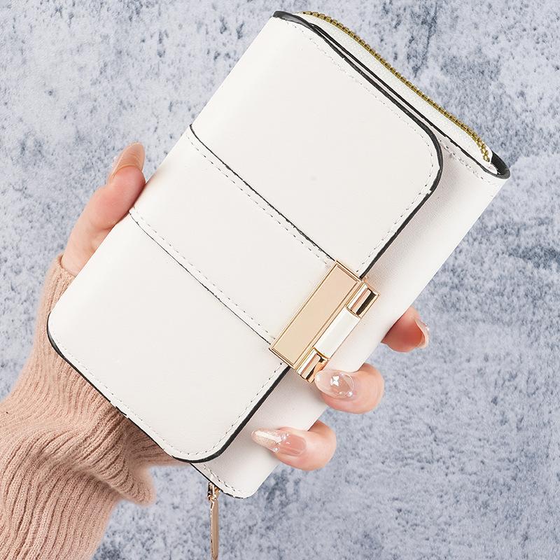 New Popular Korean Version Multi-functional Women's Hand Wallet Short Niche Fashion Multi-card 30% Off Wallet