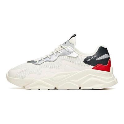 Lifestyle Series Non-Slip Wear-Resistant Low-Top Sports Casual Shoes Men Sneakers White Red 912048820-9