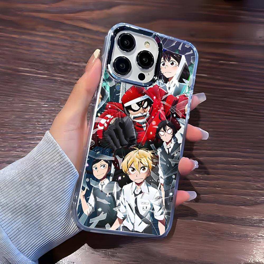 Anime SANDA Phone Case For IPhone 17 Pro Max 16 15 14 Pro Max IPhone 13 Pro Max 11 Plus Transparent Cover