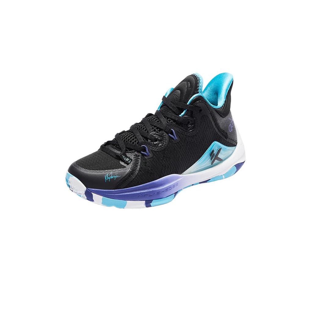 Anta Kids Fabric Basketball Series Ground Gripping Sports Fashion Non-Slip Shock Absorbing Wear-Resistant Low-Top Kids Basketball Shoes 312441115U-3