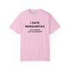 Odio las Margaritas Es Broma ¿Te Imaginas Camiseta Divertida de Cóctel Amante del Tequila Harajuku Manga Corta Ropa Estética Casual