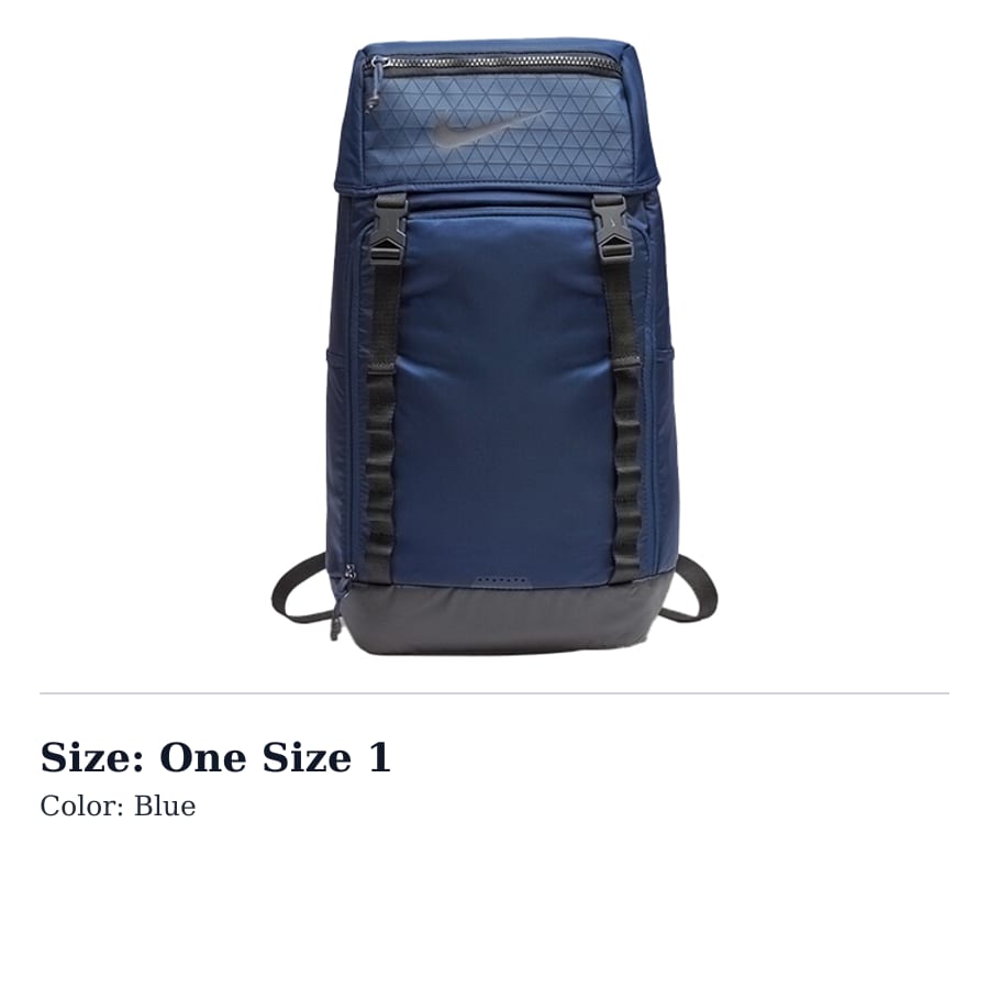 Nike Polyester Backpack Regular Unisex Blue BA5540-410