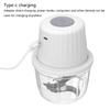 Electric Garlic Chopper Cordless Mini Food Processor Multipurpose Kitchen Tool Ideal for Chopping Onions and Meat