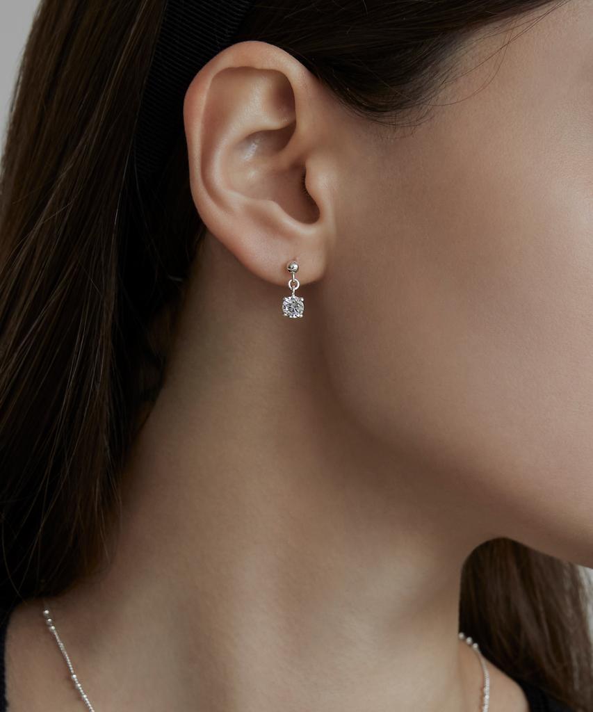 Dmoment Becky Silver Earrings (925 Silver)