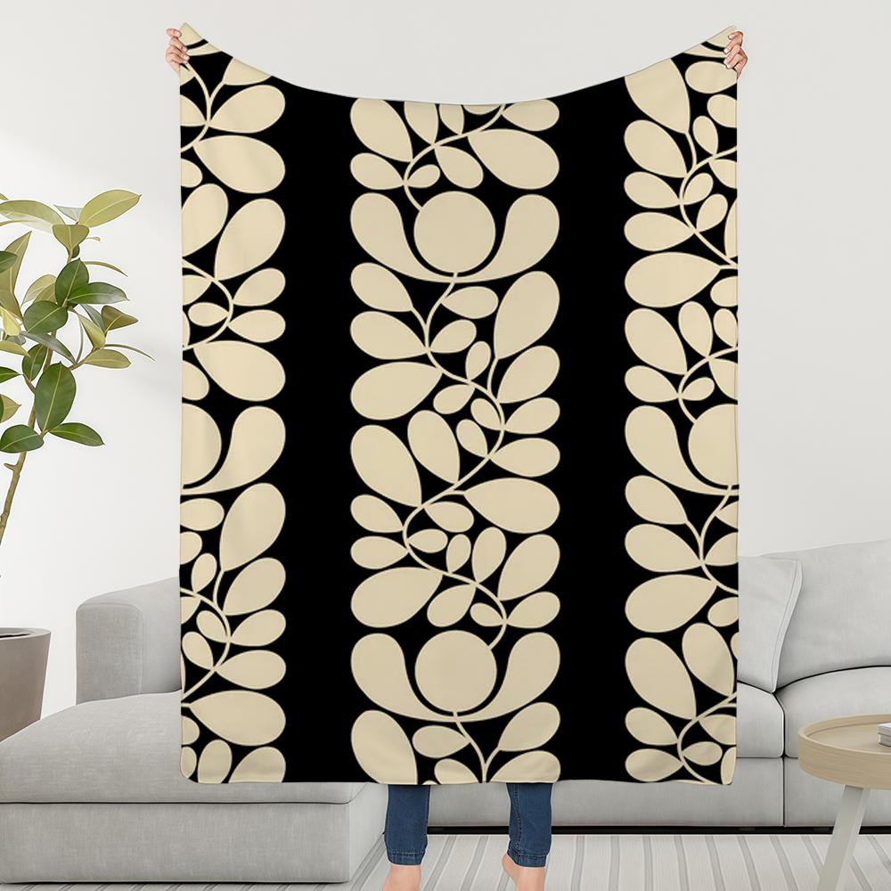 Manta Throw Súper Acogedora Felpa Sala de Estar Sofá Sofá Estética Infantil Cumpleaños Flor O-OrlaS-ES Arte K-KielyS-ES Regalos