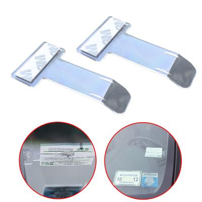 4Pcs Auto Styling Parkplatz Ticket Clip Auto Verschluss Karte Rechnung Halter Halterung Verschluss Organizer Windschutzscheibe Aufkleber Hause Büro