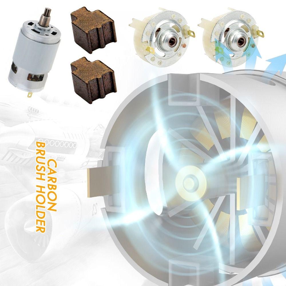 New RS775 Lithium Electric Motor Plastic 2 Styles Carbon Brush Holder Accessories RS775/750 Motor Carbon Brush