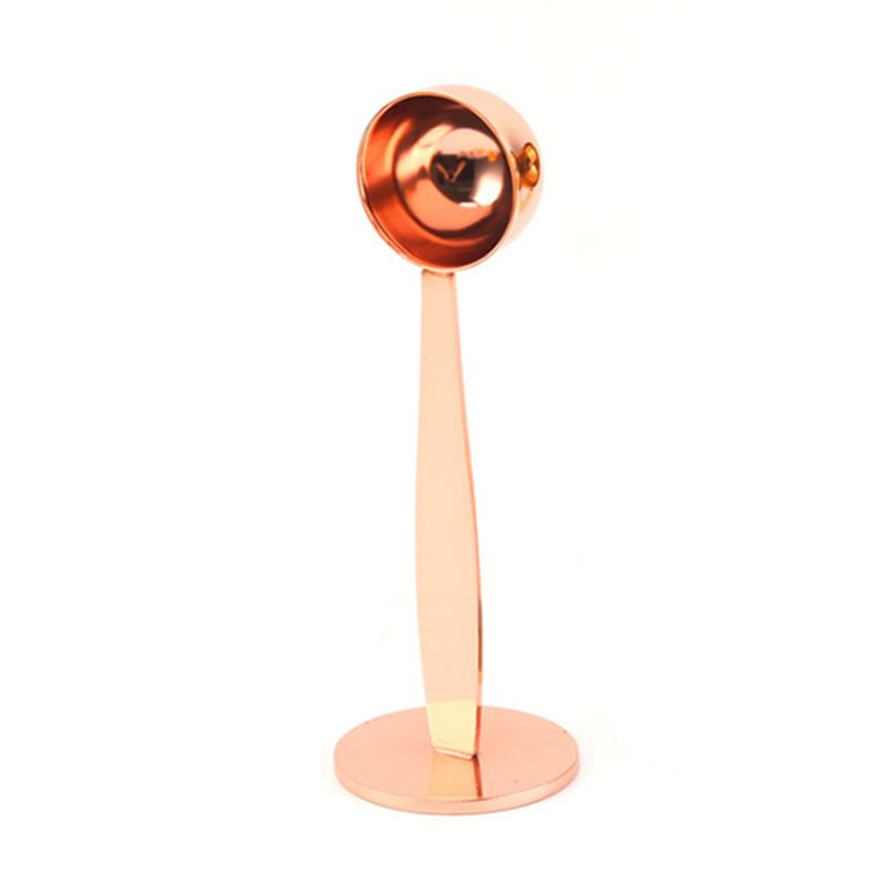 2 In 1 Coffee Spoon Stainless Steel Powder Press 10g Standard Spoon Dual-purpose Coffee Bean Spoon Coffee Maker Accessories