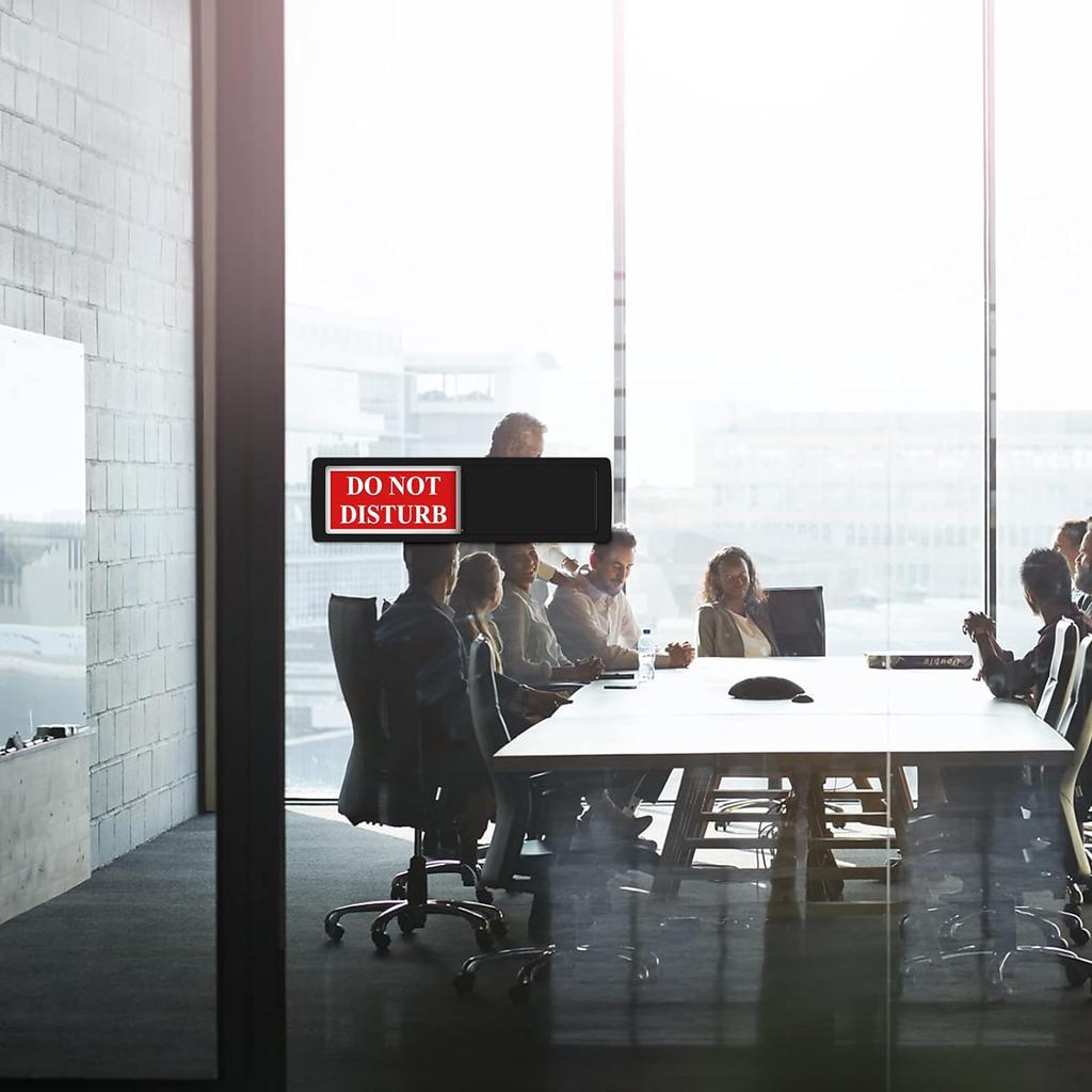 DIYEAH Indicateur De Confidentialité Magnétique Signe De Porte Coulissant Rouge Et Vert Indicateur De Confidentialité Pour Bureaux Salles De Conférence Toilettes Sans