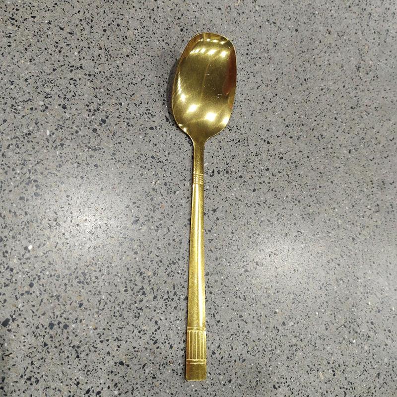 Creative Long Handle Wall Hanging Spoon Stainless Steel Dessert Mixing Ice Cream Tea Coffee Spoon Stirring Spoon Tableware Party