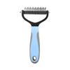 Dog Cat Comb Pet Fur Knot Cutter Grooming Shedding Tools Hair Remover Brusher Double Sided Hairdressing Pet Comb Deshedding Brush Pet Products