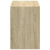 TV Wall Cabinet with LED Lighting Sonoma Oak 100 x 31 x 45 cm