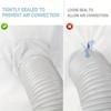 Sealed Window Seal Cloth Weatherproof AC Vent Hose Guards Practical Window Sealing Kit  Tilt Window