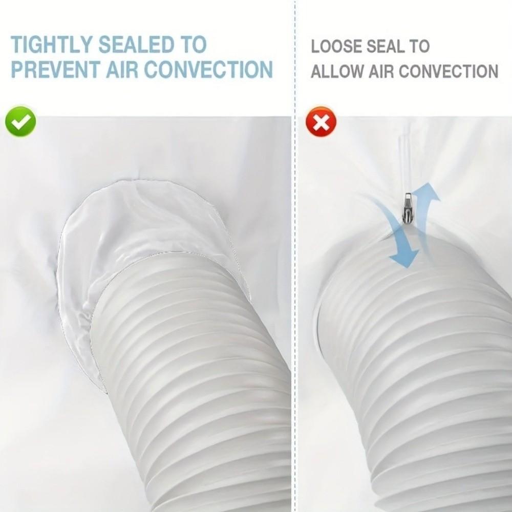 Sealed Window Seal Cloth Weatherproof AC Vent Hose Guards Practical Window Sealing Kit Tilt Window