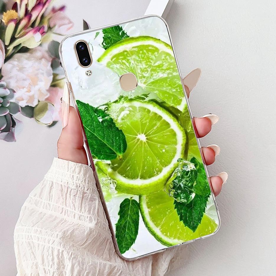 Für Vivo V9 Youth Hülle 1727 1726 Niedliche Liebesherz Bemalte Abdeckung Weiche Dünne Handyhülle Für Vivo Y85 Y89 V 9 Youth VivoV9 6GB Fundas