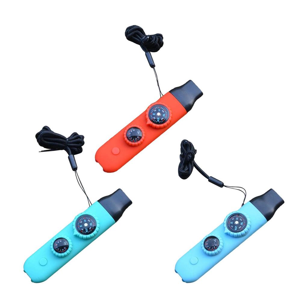 7-in-1 Camping Überlebenspfeife Lupe für Bergsteigen Wandern Camping