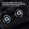 PVC Car Logo Car Coaster Water Cup Anti-Slip Silicone Pads Skull Badge Emblem Tools for Volvo XC40 XC60 XC70 XC90 C30 C70 S60