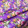 Rosenblüten Baumwoll-Poplin Druckstoff Zum Nähen Kopftuchstoff Frühling Hemd Damenbekleidung Handarbeit DIY Basteln Pro halber Meter