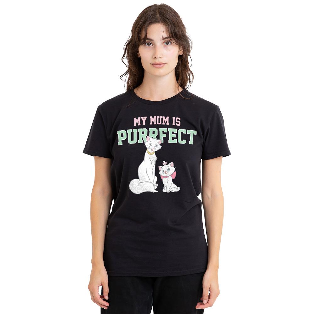 The Aristocats Unisex Adult My Mum Is Purrfect Duchess & Marie Mothers Day T-Shirt