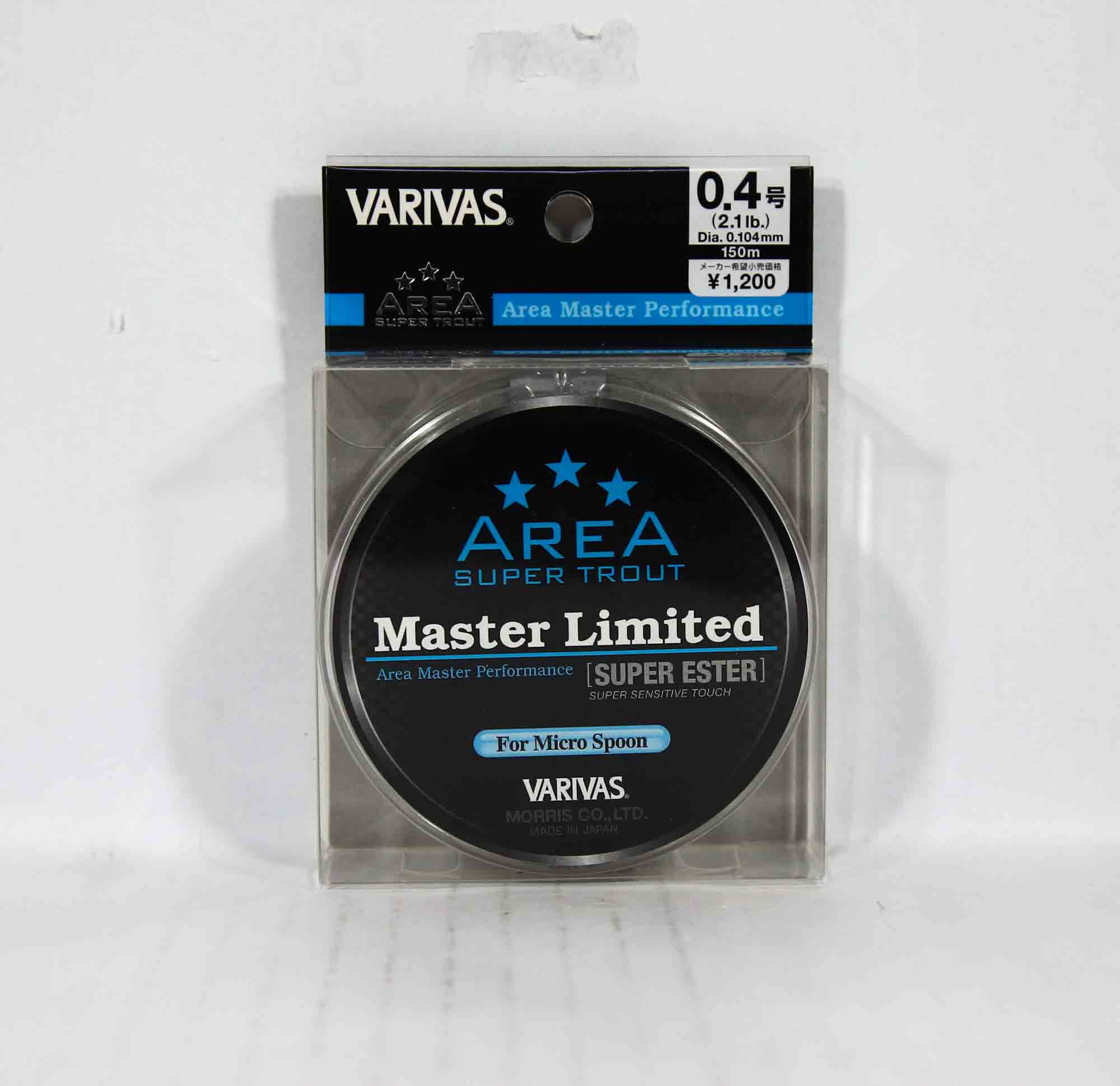 

Varivas Ester Line Trout Area MLD Super 150m P.E 0.4, 2.1lb (3228)