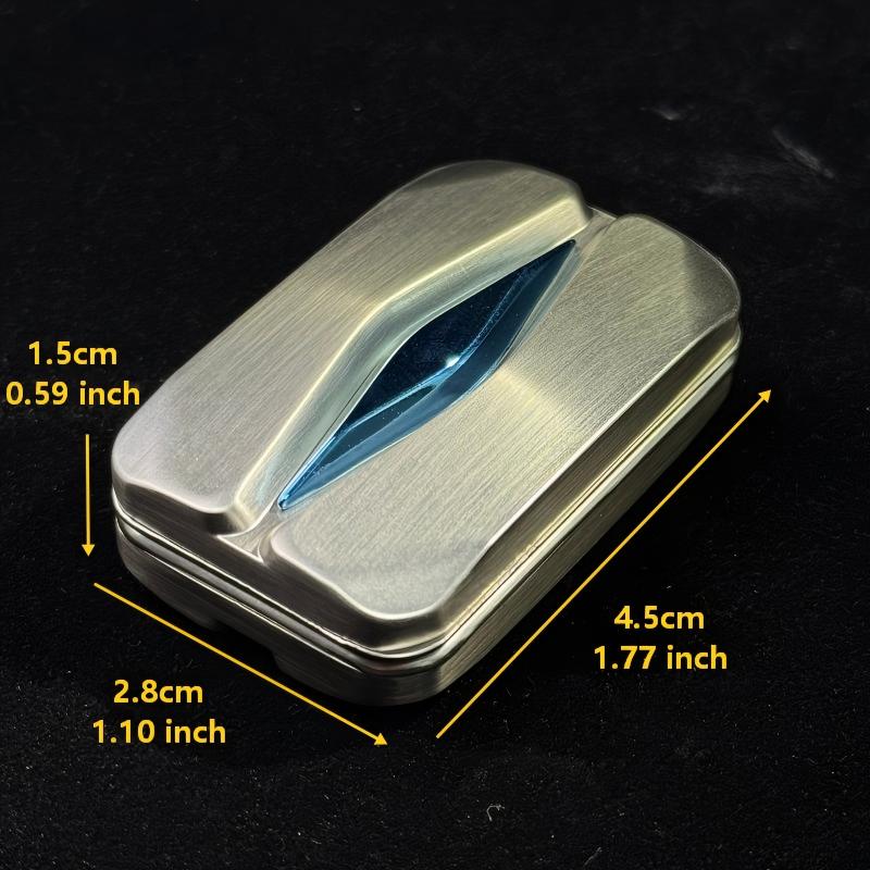 Future Eyes EDC Fidget Slider Zinc Alloy Fidget Toys Unlimited Push Haptic Slider ADHD Toy Stress Relief Gadget for Adults