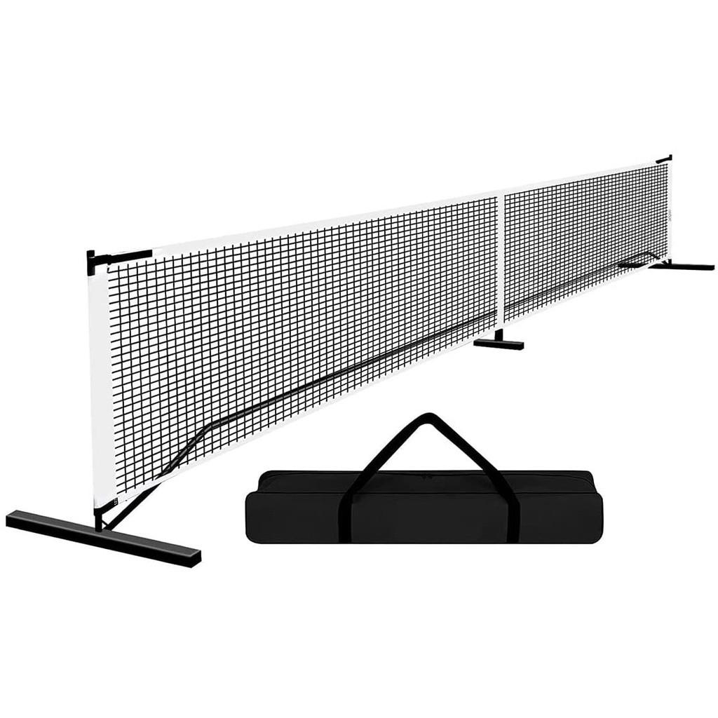 Portable Outdoor Pickleball Nets 22 FT Pickleball Net Driveway Backyards Pickle Ball Game Training Supplies Set