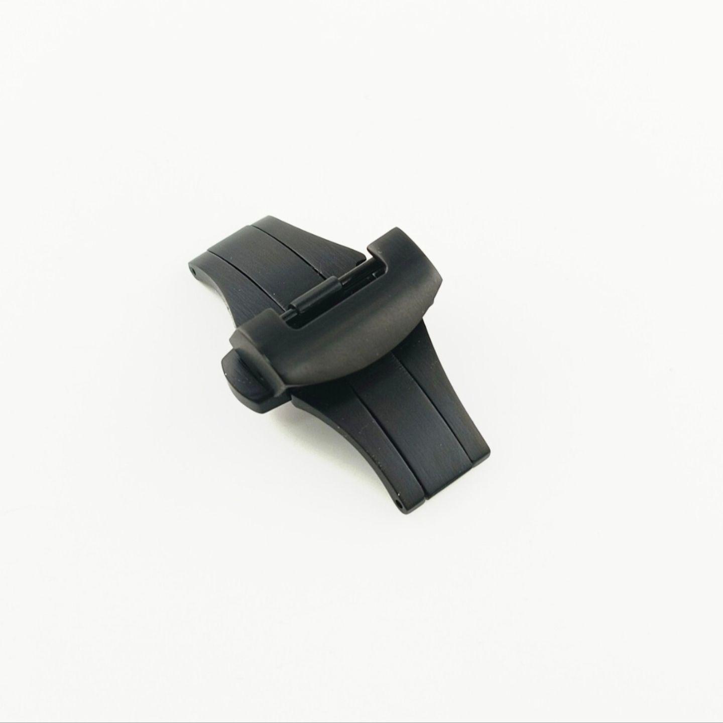 Used 20mm Watch Repair Replacement D Buckle Clasp Black [Compatible with] Panerai