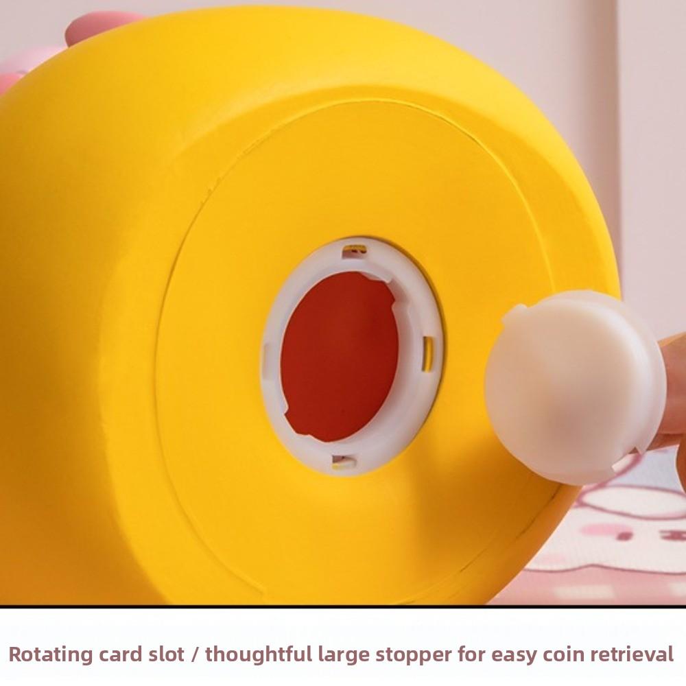 Animal Pig Money Jar Vinyl Coin Saving Box Durable Pig Vinyl Piggy Bank  Kids Children