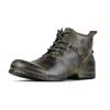 OSSTONE Genuine Leather Chukka Mountain Bike Size US Retro Green Men's Boots, 8.5 (M), 42EU, (OS-6015-2--green-8.5-JP-R)