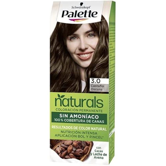 Crème capillaire - Palette - Nc 3 Castaño Oscuro - Cheveux secs - Sans parabène - 10 unités