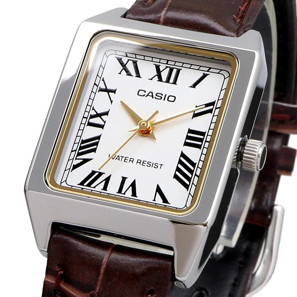 Casio Standard Quartz Watch White Brown Overseas Model [Casio] Women's LTP-V007L-7B2 [Used]