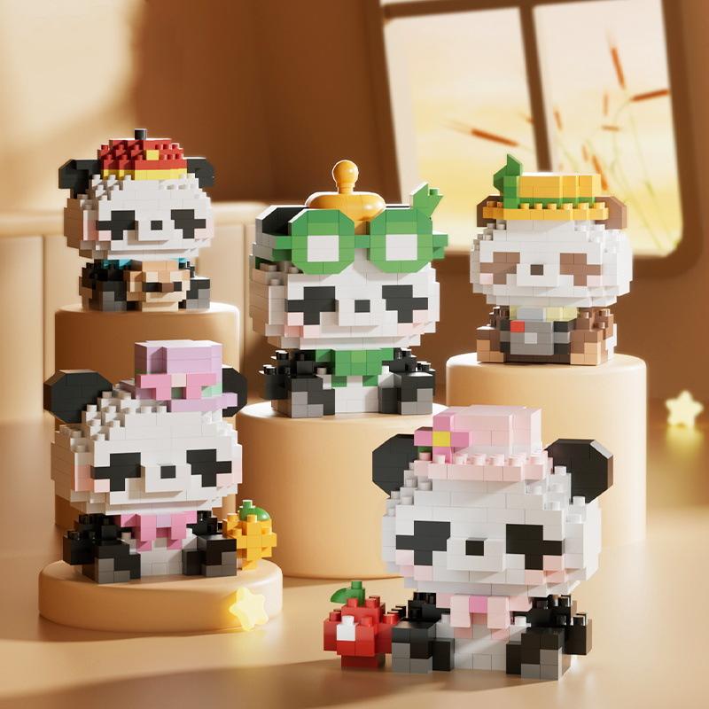 New Creative Micro-particle Toy Building Blocks K226-K248 Hat Party Animation Cartoon Series Educational Leisure Toys