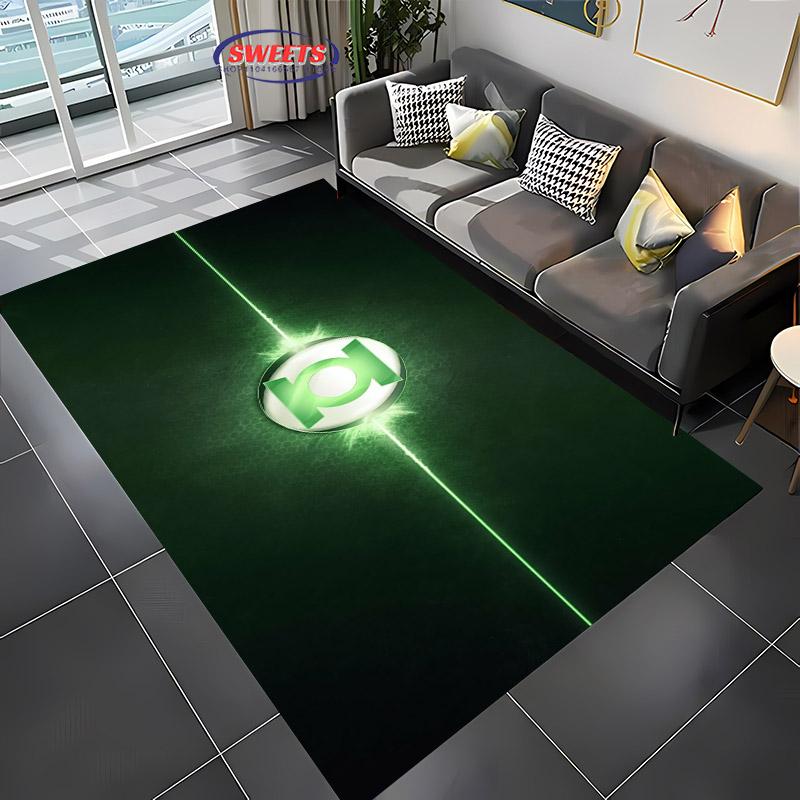 

DC Logo Carpet New Release! Anti-slip Sound Insulation,Rug for Living Room Bedroom Bedside and Office Areas,Durable Washable Mat 40x60cm (16x24in)