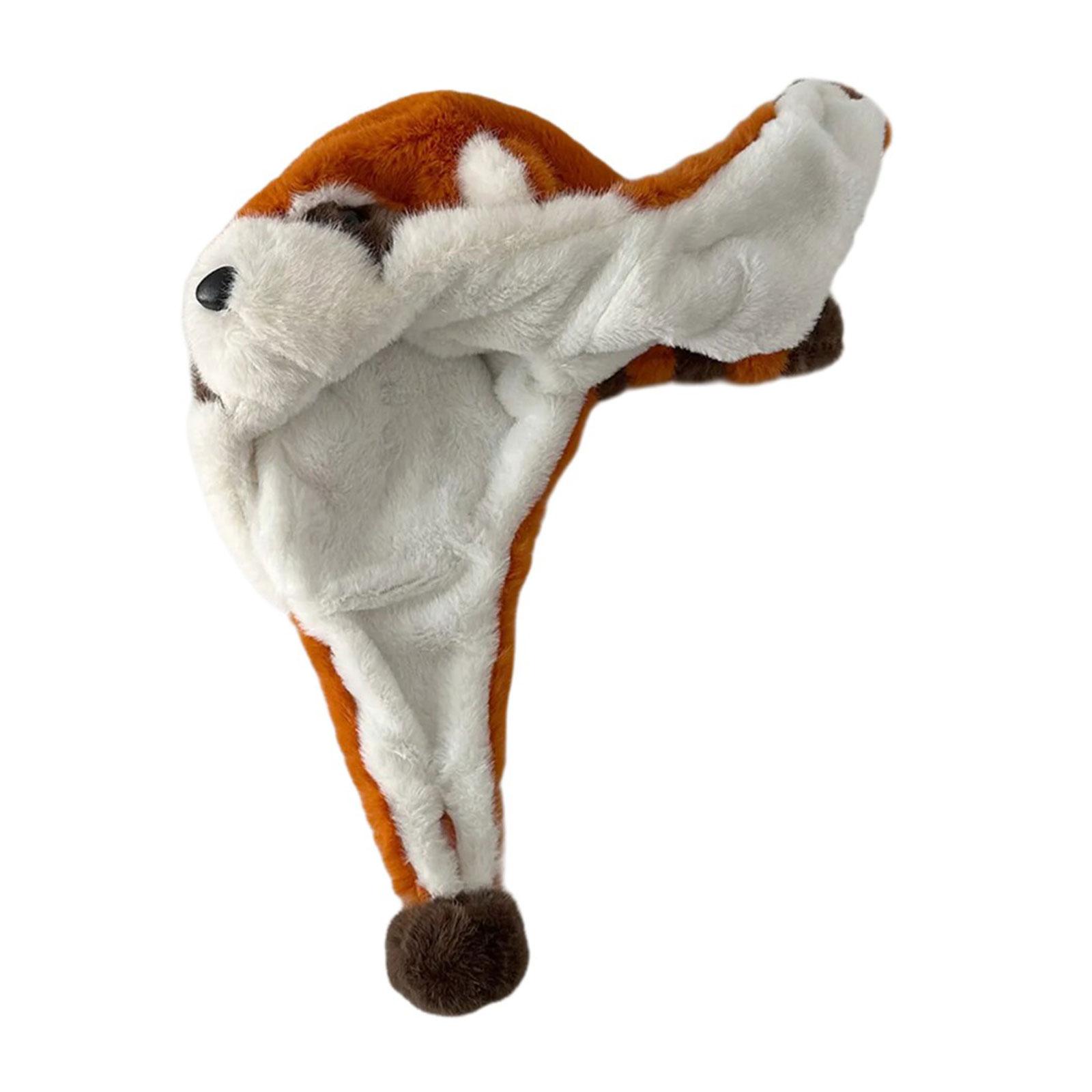 

Осенне-зимние теплые шапки, детская шапка-ушанка, милая шапка с изображением малой панды, ветрозащитные шапки для защиты ушей для мальчиков и девочек 3-10 лет 7