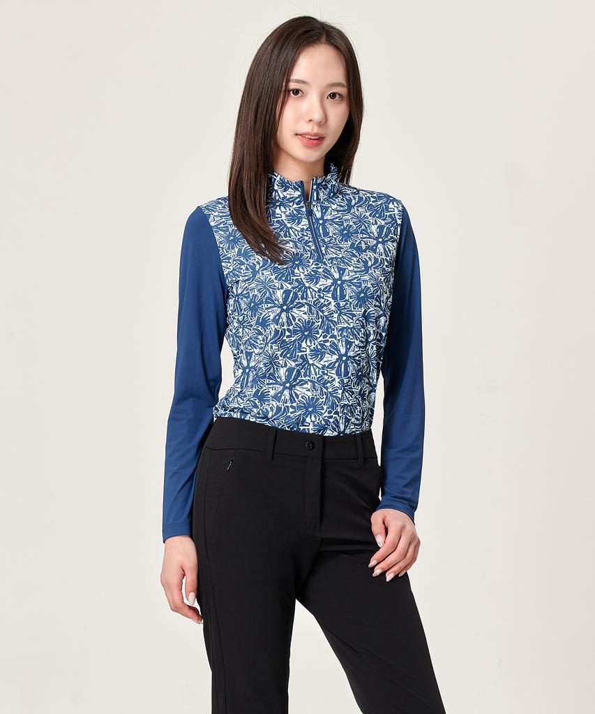 BILTMORE Women'S Golf Tropical Print Long Sleeve T-Shirt