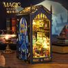 DIY Miniature House Magic Market 3D Puzzle Book Nook Kit Micro Model Building Toy Birthday Gift