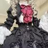 Gothic Lolita Dress Set Y2k Evening Party Dresses Vintage Cosplay Women