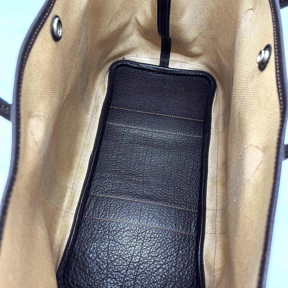 Hermes Garden Party PM Bags Hand Bag Tote Bag Toile H / Leather Beige/Brown