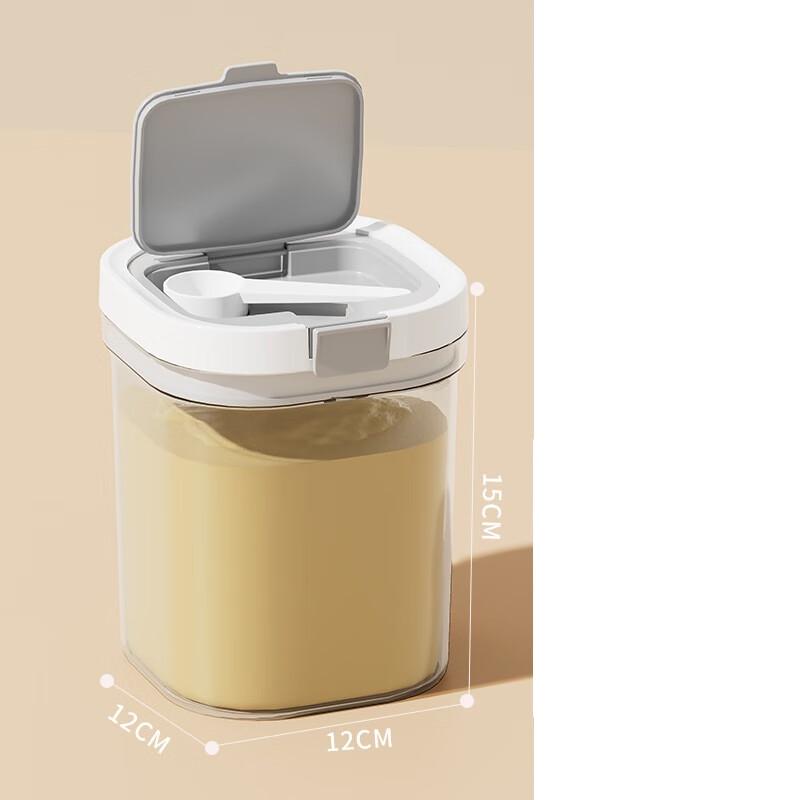 ZISIZ Transparent Sealed Baby Milk Powder Storage Jar