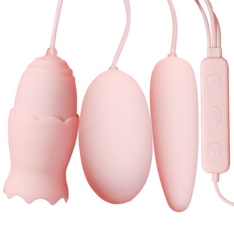 USB Rechargeable Dual Vibrating Egg Massager - Long-lasting Love, Female Vibration & Massage Toy