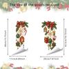 Multicolor Christmas Window Sticker Leaves Flower Vine Christmas Glass Stickers  Party Supplies