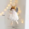 Christmas Plush Angel Girl Santa Claus Dolls Xmas Tree Ornament Natal Noel Navidad 2025 Christmas Decorations for Home New Year