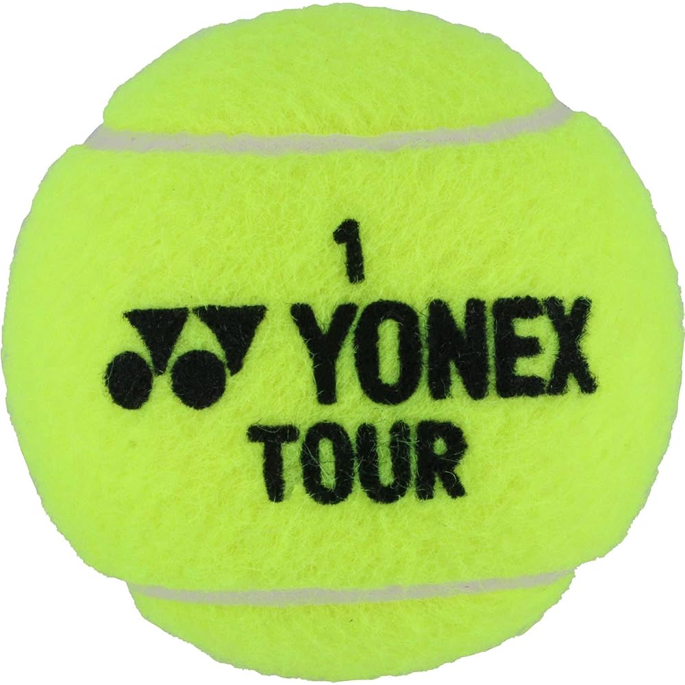 YONEX TOUR Tennis Balls 4 Balls Per Can 3 Cans Yellow