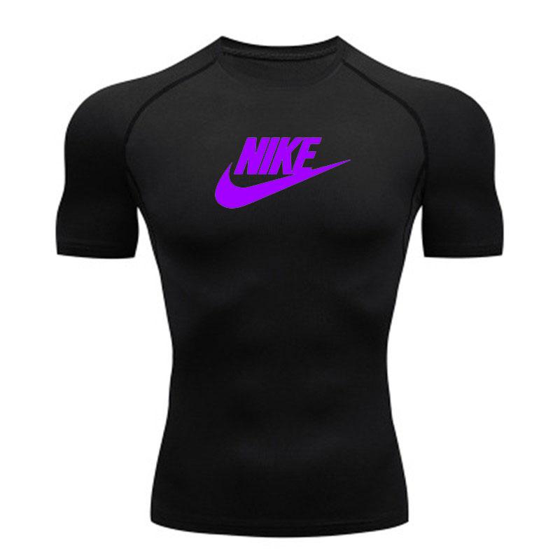 Men's Quick Dry Compression Workout T-shirt Breathable Stret