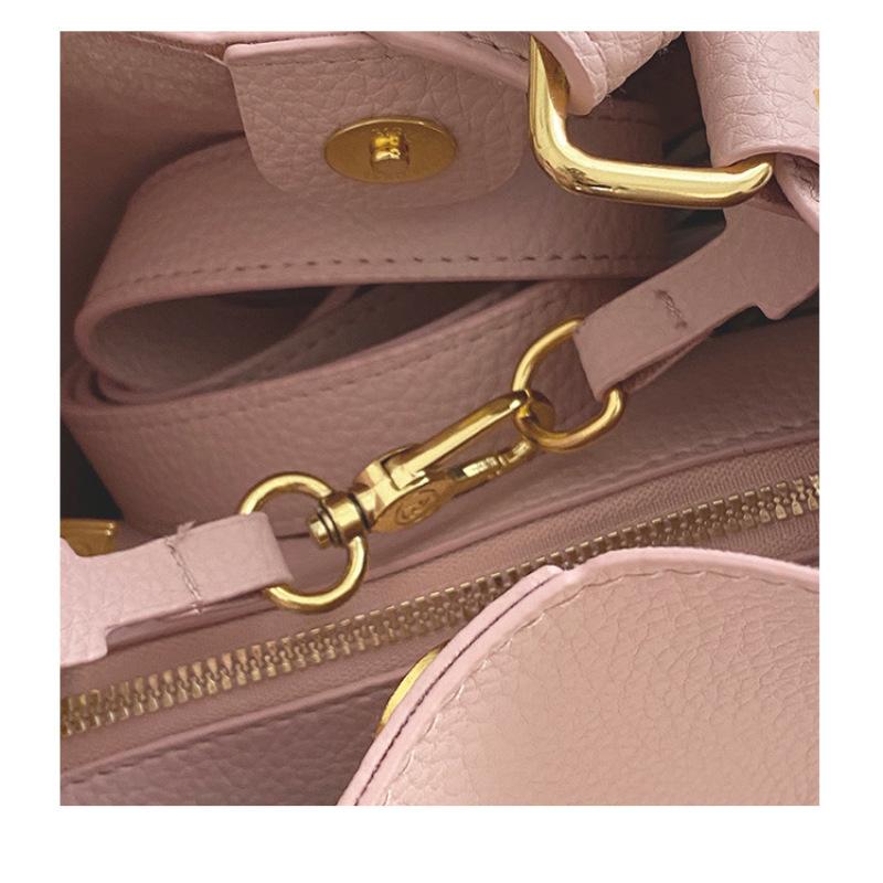 Tooxika Damen New Style High-End-Mode Süße Rosa Unterarmtasche Beuteltasche Große Kapazität Umhängetasche