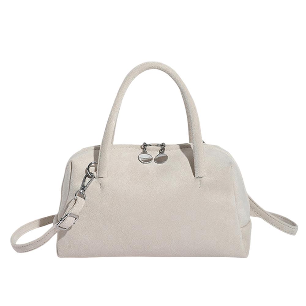 Bolsa Feminina Portátil, Bolsa de Boliche de Nicho, Grande Capacidade, Bolsa Boston Feminina Moderna e Simples