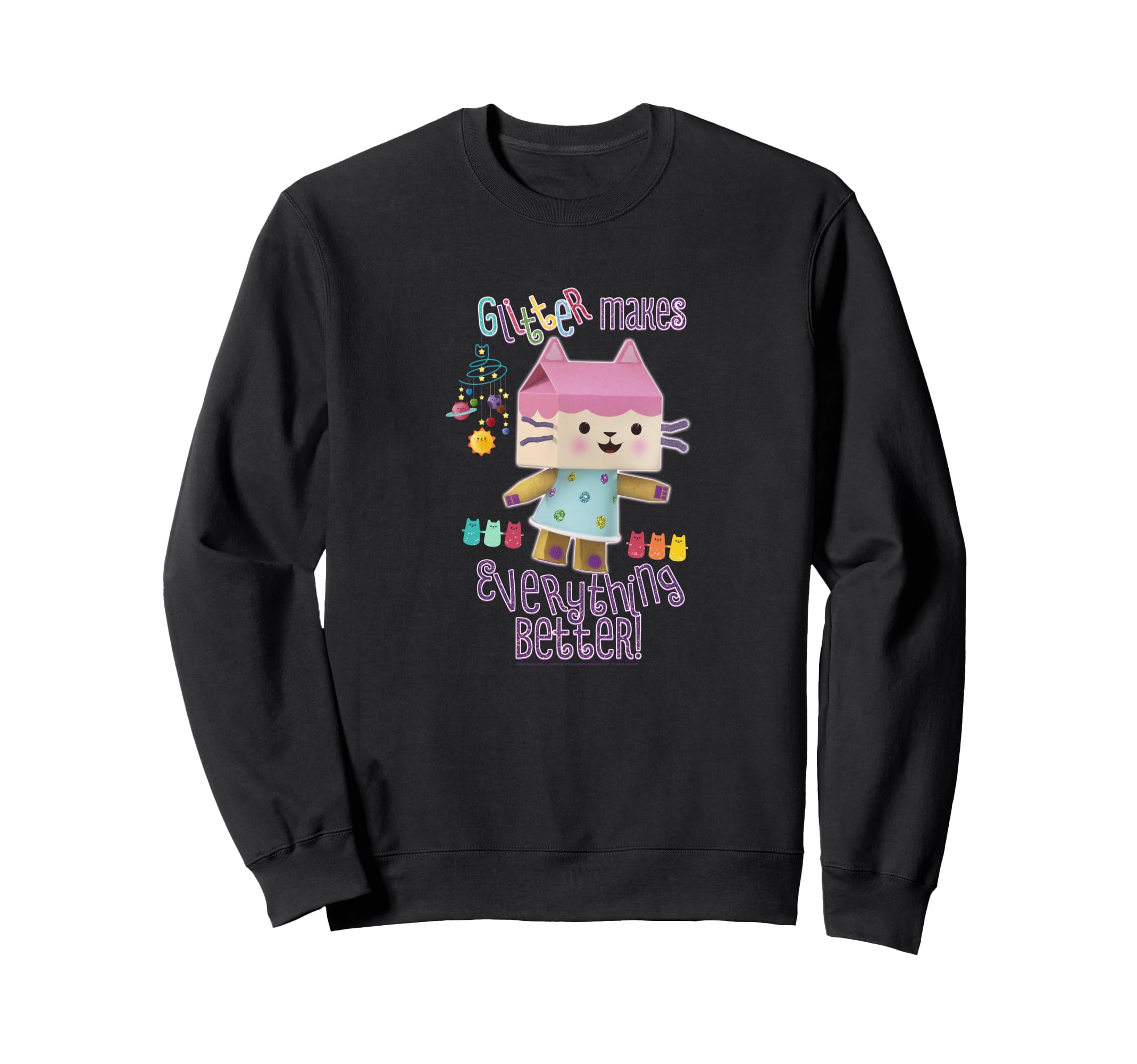 Gabby s Dollhouse Baby Box Glitter Make Everything Better 2 Sweatshirt